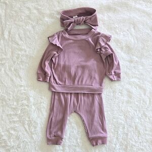 $6 or 3 for $15 Mauve Outfit Set